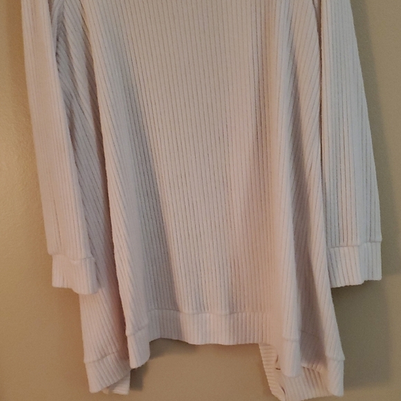 PerSeption Concept Cream Ribbed Cardigan - Picture 7 of 7